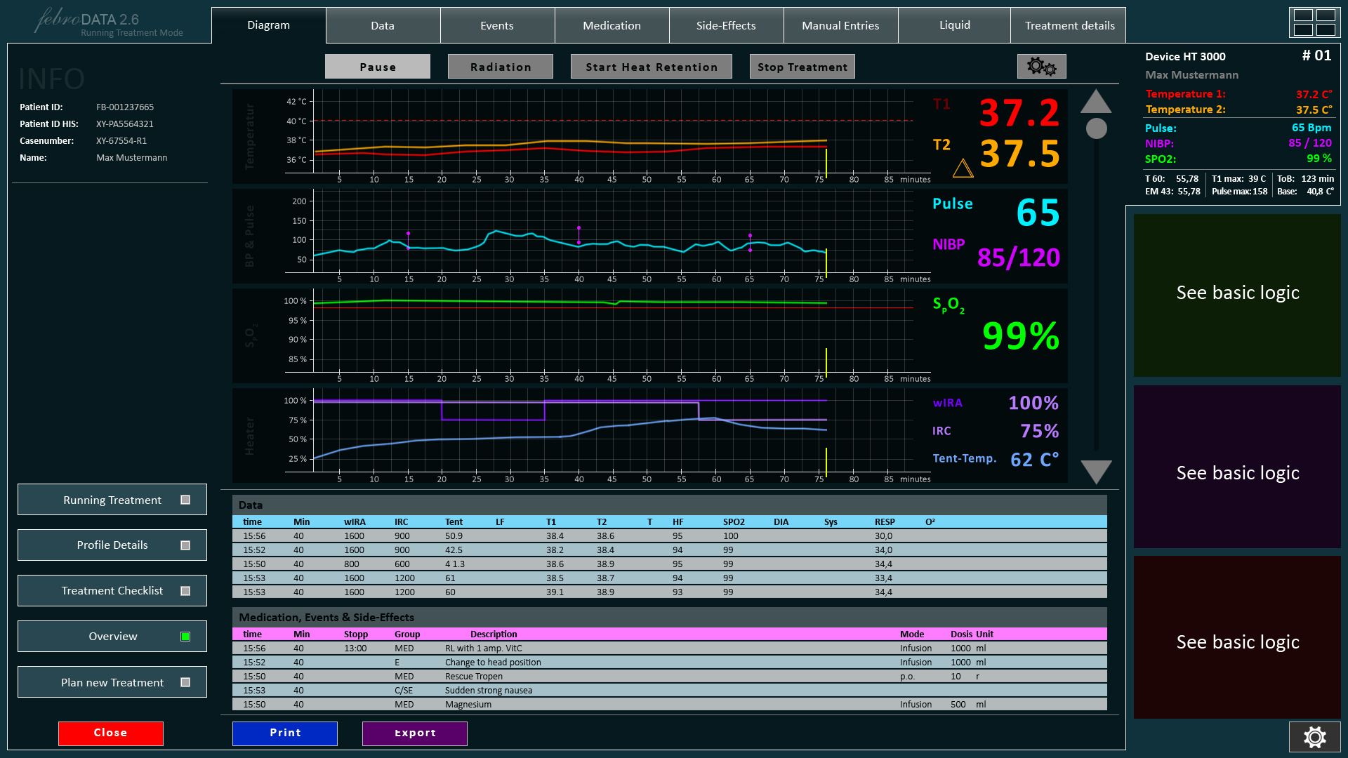 Patient Monitoring Device Hub — detail